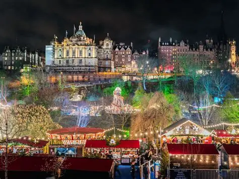 Edinburgh Christmas Markets coach day trip
