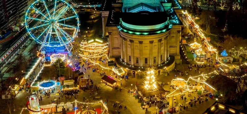 Cheshire Oaks Outlet and Liverpool Christmas Markets coach day trip